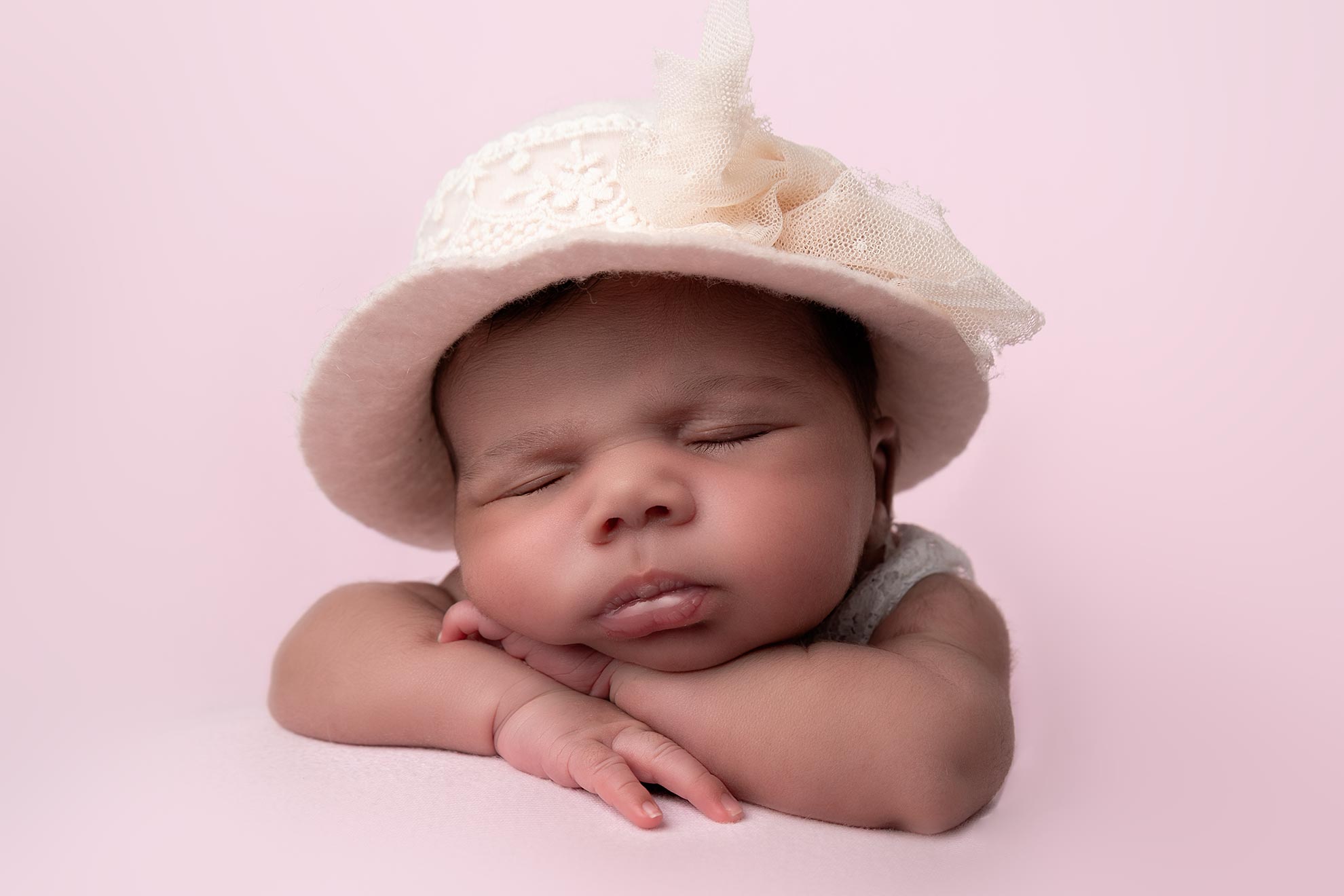 newborn photographer Bradford studio baby girl